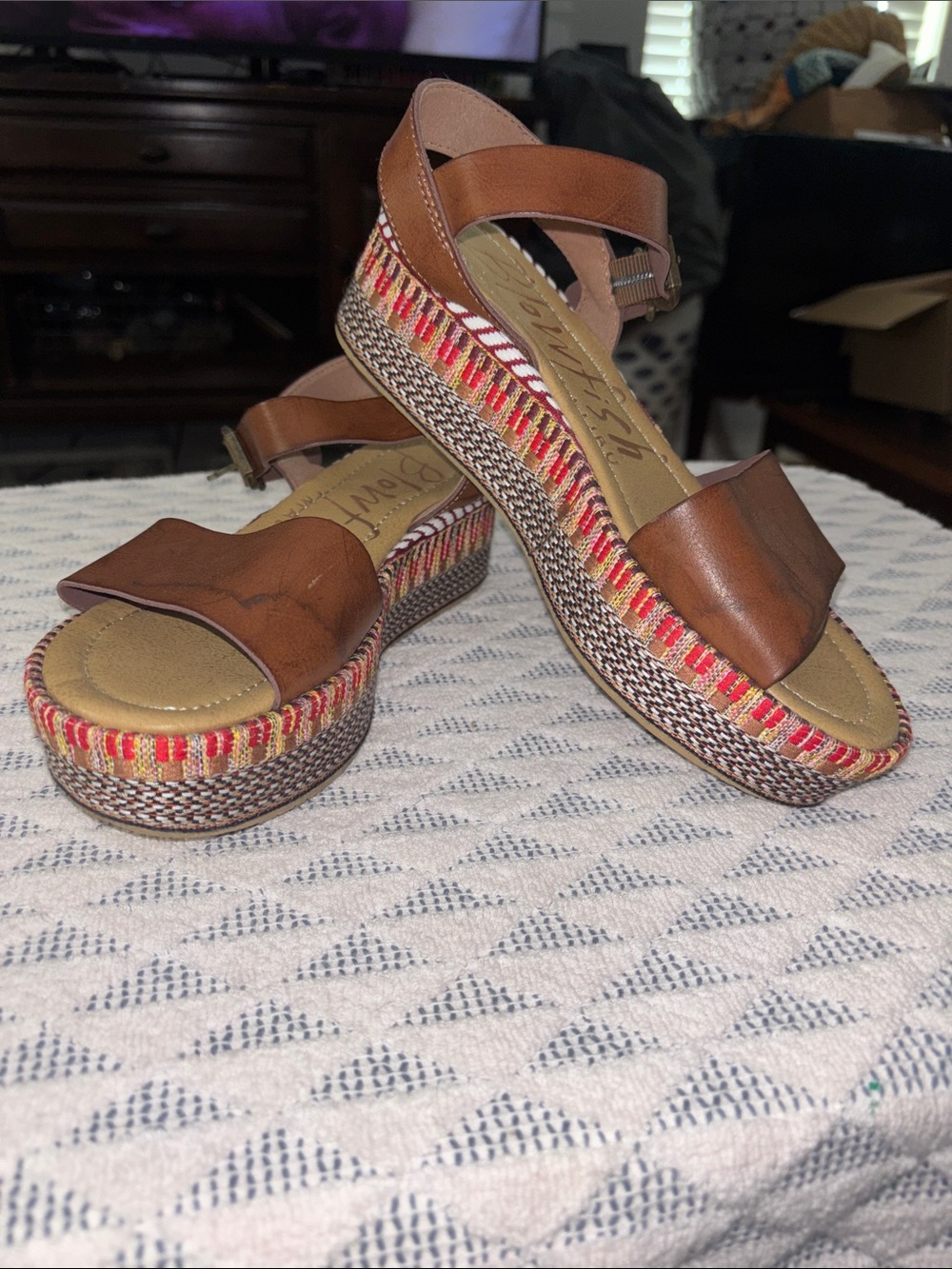 Blowfish Malibu Lalah Platform Wedge Sandals